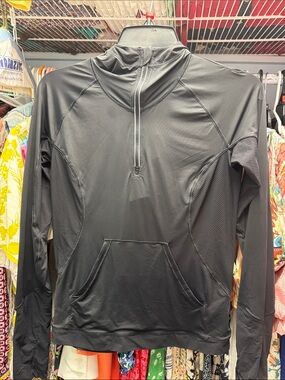 lululemon athletica Black Quarter-Zip Performance Hoodie